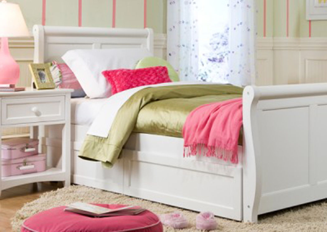 Schoolhouse Twin Sleigh Bed,NE Kids