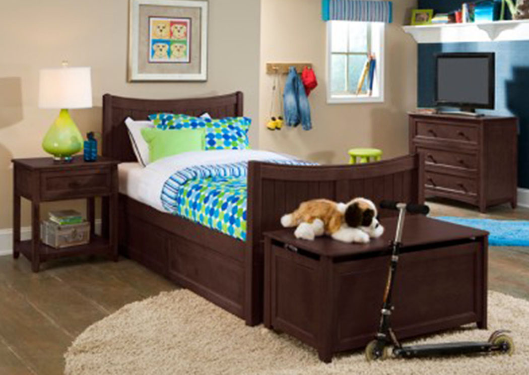 Taylor Twin Bunk Bed,NE Kids